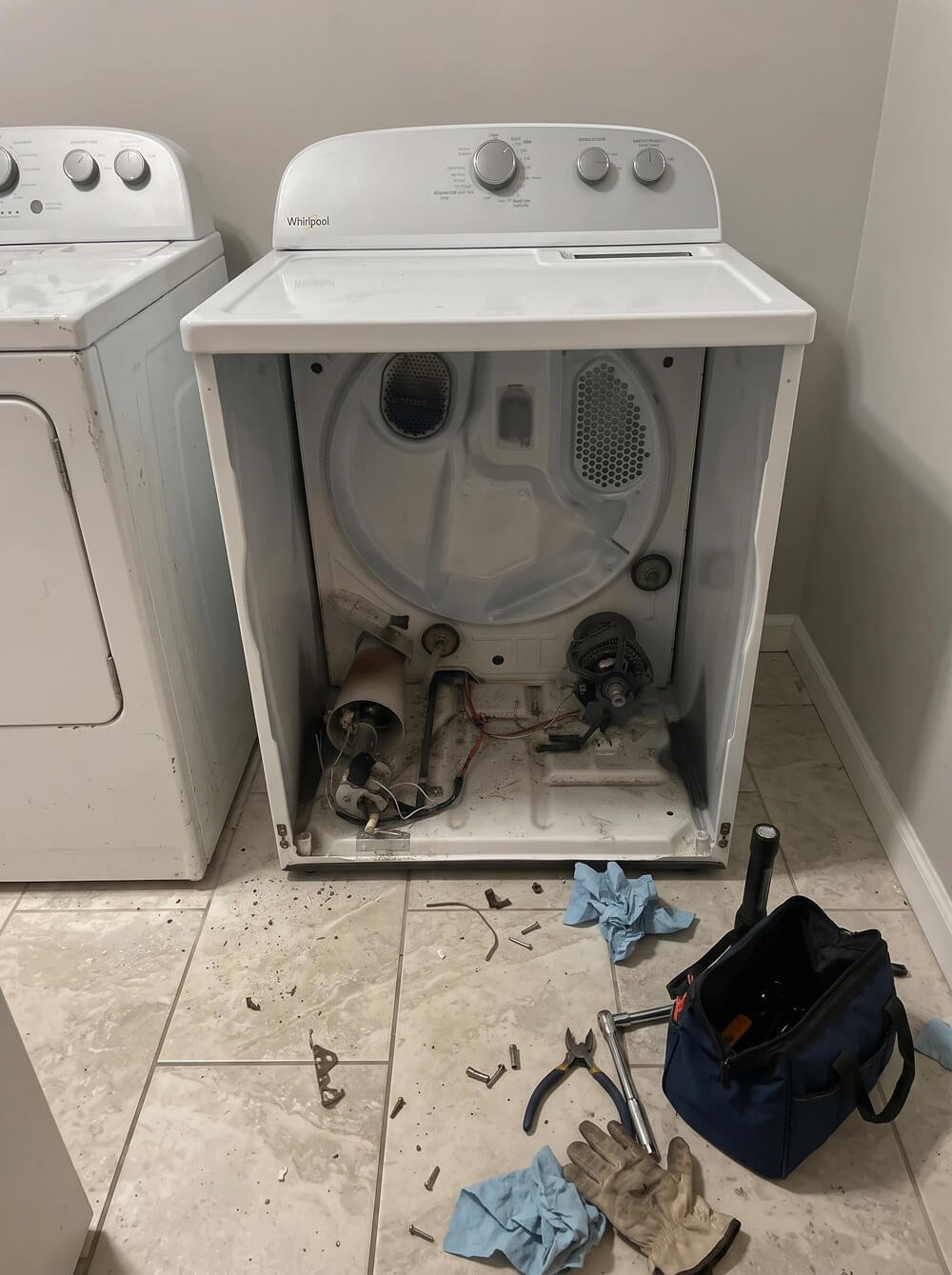 Dryer repair process